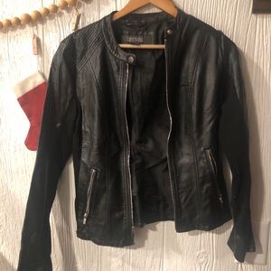 Kenneth Cole Faux leather jacket